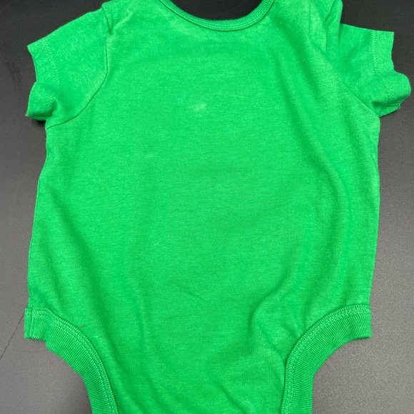 Curious George green 0-3 months Monkey fun Christmas themed one piece - Picture 3 of 3